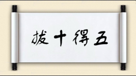 拔十得五